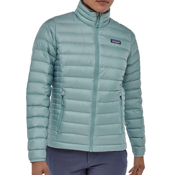 800 fill Down Sweater | Puffy Jacket | Sky Blue - Picture 1 of 5